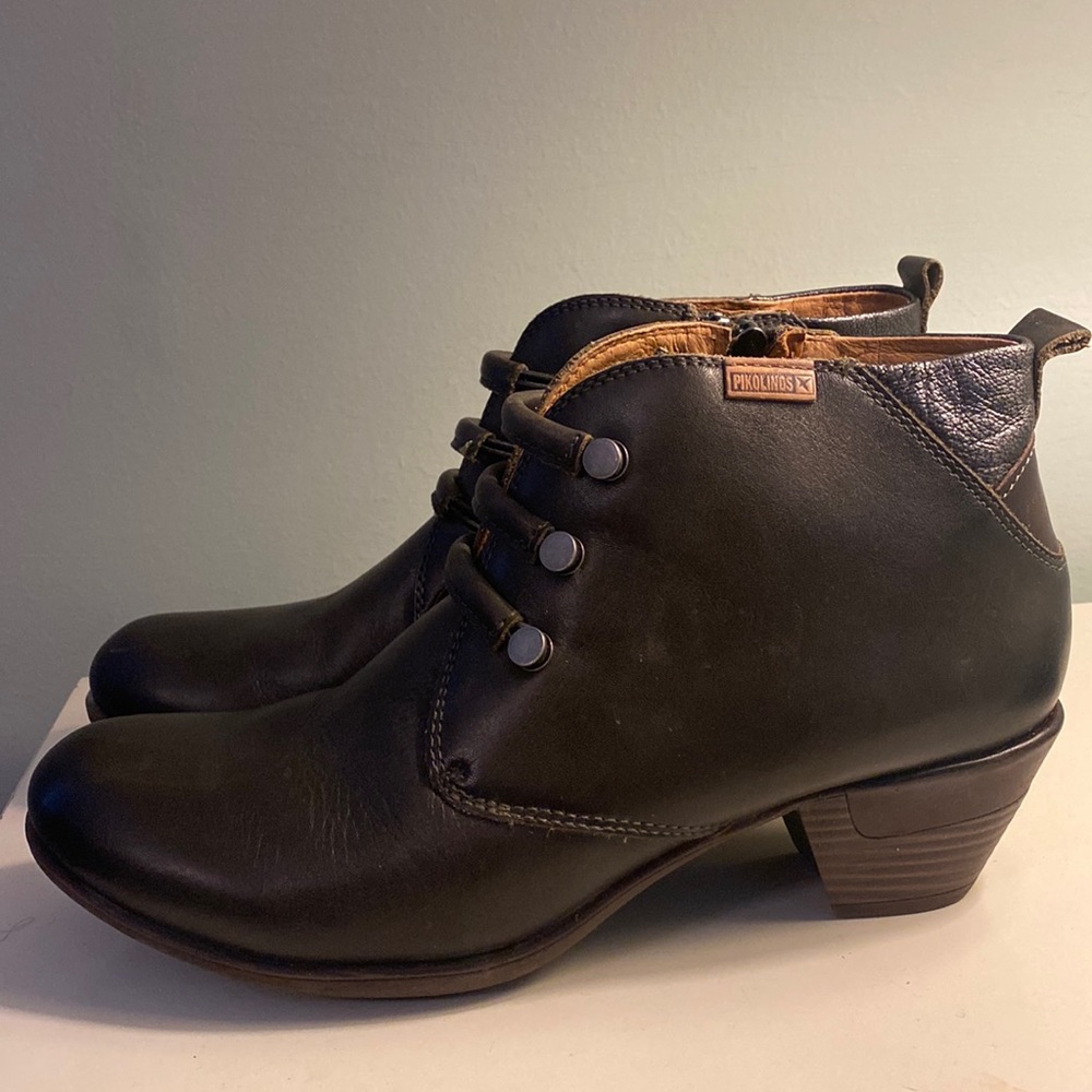 Pikolinos Rotterdam Leather Ankle Boots, Size 41